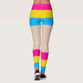 Pansexual Pride Faux Shorts & Benen Leggings (Achterkant)