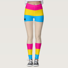 Pansexual Pride Faux Shorts & Benen Leggings