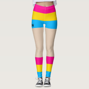 Pansexual Pride Faux Shorts & Benen Leggings