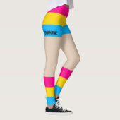 Pansexual Pride Faux Shorts & Benen Leggings (Rechts)