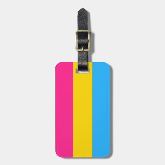 Pansexual Pride Flag Bagagelabel (Voorkant verticaal)