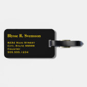 Pansexual Pride Flag Bagagelabel (Achterkant horizontaal)