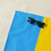 Pansexual Pride Flag Black Custom Monogram LGBT Strandlaken (In situ)