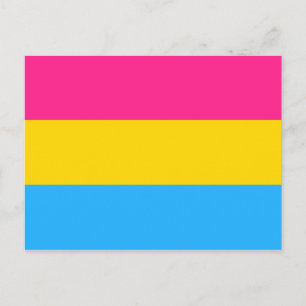 Pansexual Pride flag Briefkaart