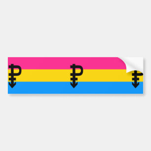 Pansexual Pride Flag Bumpersticker