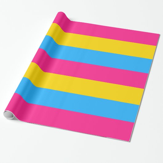 Pansexual Pride Flag Cadeaupapier (Uitgerold)