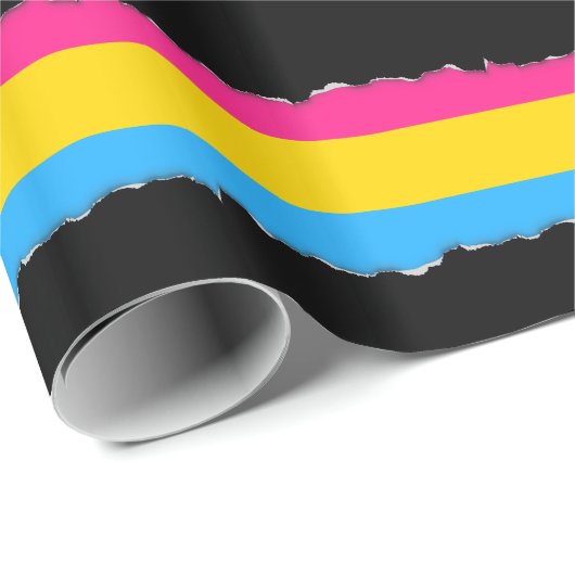 Pansexual Pride flag Cadeaupapier (Rol Hoek)