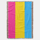 Pansexual Pride Flag Deken (Voorkant Verticaal)