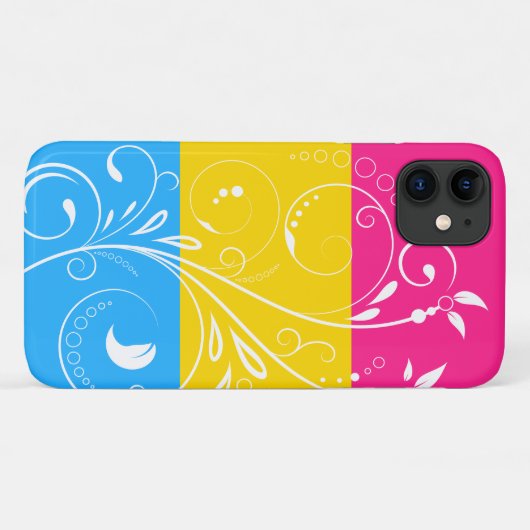 Pansexual Pride Flag  Floral Bloom Case-Mate iPhone Case (Achterkant (horizontaal))