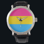 Pansexual Pride Flag Horloge<br><div class="desc">Pansexual Pride Flag. Show uw trots en steun voor de panseksualiteit met deze grote vlag en verspreidt enige vrede en liefde om gelijkheid op het gebied van seksuele geaardheid te ondersteunen! Bezoek onze winkel om meer LGBT-vlaggen,  biseksuele vlaggen,  Trangender-vlaggen en andere vlaggen van de wereld te ontdekken.</div>