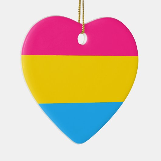 Pansexual Pride Flag Keramisch Ornament (Rechts)
