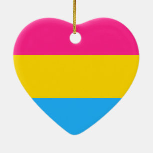 Pansexual Pride Flag Keramisch Ornament