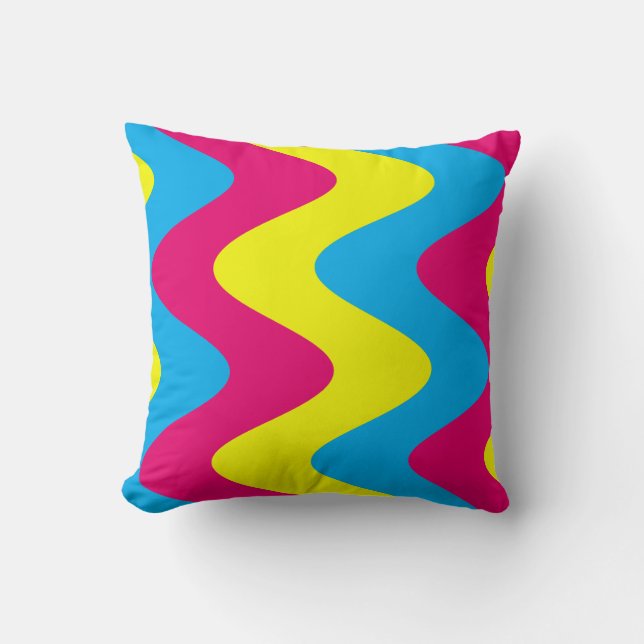 Pansexual Pride Flag Kussen (Voorkant)