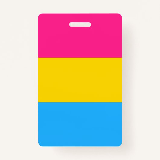 Pansexual Pride Flag LGBTQ Badge (Voorkant)