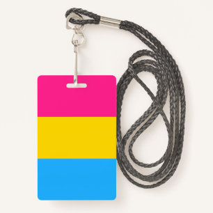 Pansexual Pride Flag LGBTQ Badge