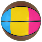 Pansexual Pride Flag LGBTQ Basketbal (Voorkant)
