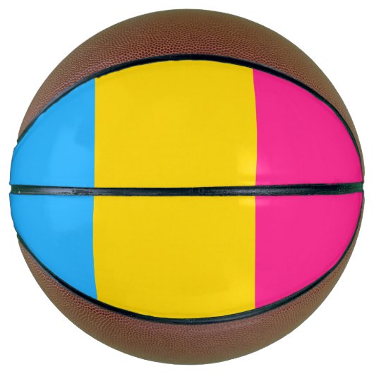 Pansexual Pride Flag LGBTQ Basketbal (Voorkant)