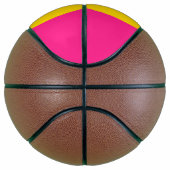 Pansexual Pride Flag LGBTQ Basketbal (Rechts)