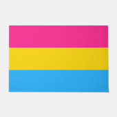 Pansexual Pride Flag LGBTQ Deurmat (Voorkant)