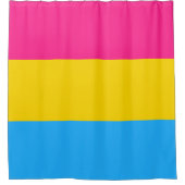 Pansexual Pride Flag LGBTQ Douchegordijn (Voorkant)