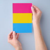 Pansexual Pride Flag LGBTQ Flyer (Hand)