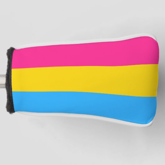 Pansexual Pride Flag LGBTQ Golfheadcover (Voorkant)