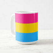 Pansexual Pride Flag LGBTQ Koffiemok (Voorkant links)