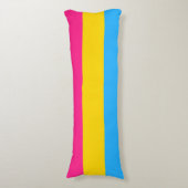 Pansexual Pride Flag LGBTQ Lichaamskussen (Voorkant Verticaal)