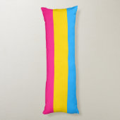 Pansexual Pride Flag LGBTQ Lichaamskussen (Achterkant (Verticaal))