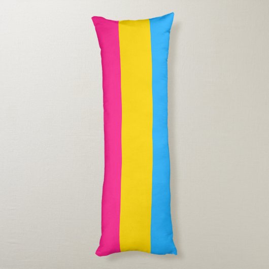 Pansexual Pride Flag LGBTQ Lichaamskussen (Achterkant (Verticaal))