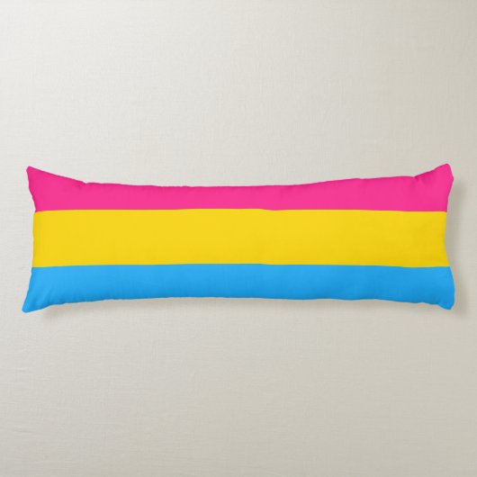 Pansexual Pride Flag LGBTQ Lichaamskussen (Voorkant)