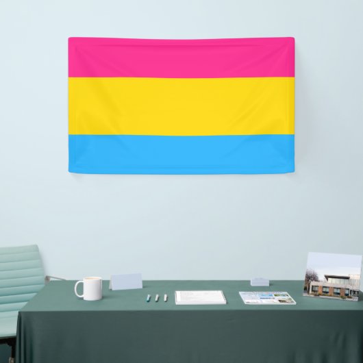 Pansexual Pride Flag LGBTQ Spandoek (Beurs)