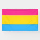 Pansexual Pride Flag LGBTQ Spandoek (Horizontaal)