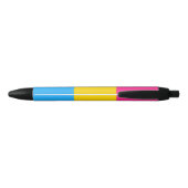 Pansexual Pride Flag LGBTQ Zwarte Inkt Pen (Achterkant)