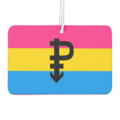 Pansexual Pride Flag Luchtverfrisser (Achterkant)