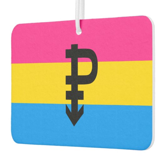 Pansexual Pride Flag Luchtverfrisser (Links)