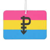 Pansexual Pride Flag Luchtverfrisser (Voorkant)