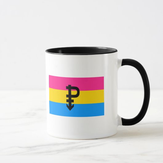 Pansexual Pride Flag Mok (Rechts)
