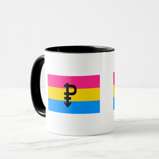 Pansexual Pride Flag Mok (Voorkant links)