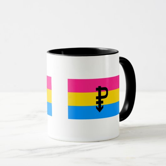 Pansexual Pride Flag Mok (Voorkant rechts)