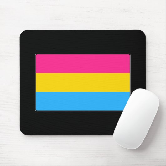 Pansexual Pride Flag Muismat (Met muis)