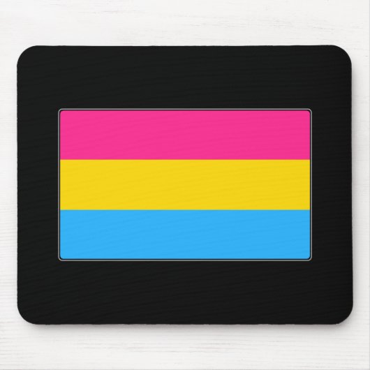 Pansexual Pride Flag Muismat (Voorkant)