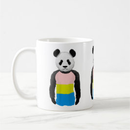 Pansexual pride flag Panda Beer Koffiemok
