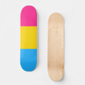 Pansexual Pride Flag Persoonlijk Skateboard (Voorkant)