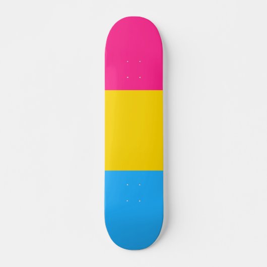Pansexual Pride Flag Persoonlijk Skateboard (Voorkant)