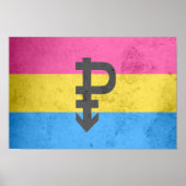 Pansexual Pride Flag Poster (Voorkant)