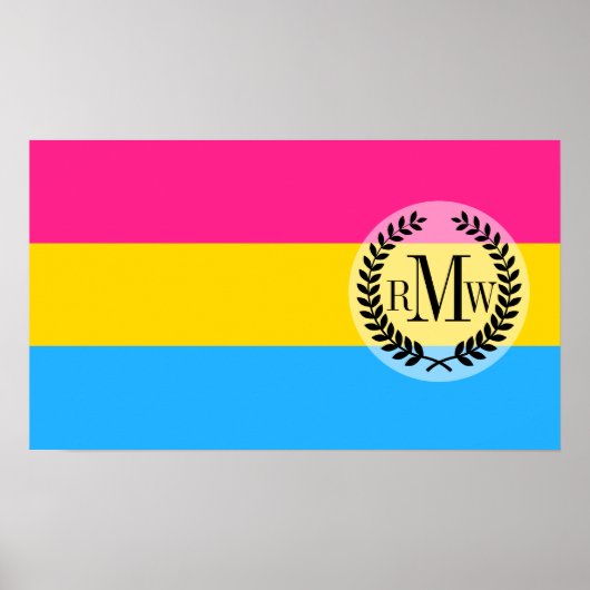 Pansexual Pride flag Poster (Voorkant)