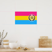 Pansexual Pride flag Poster (Keuken)
