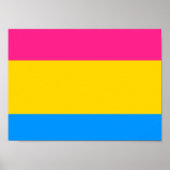Pansexual Pride Flag Poster (Voorkant)