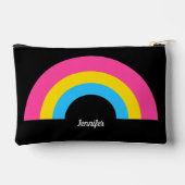 Pansexual Pride Flag Rainbow Gepersonaliseerd Zwar Etui (Achterkant)